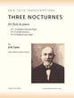 Three Nocturnes for flute and piano P.O.D cover